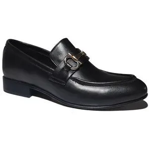 Bashwood Handmade Brown Billionaire Buckle Style Loafers Men main image 2